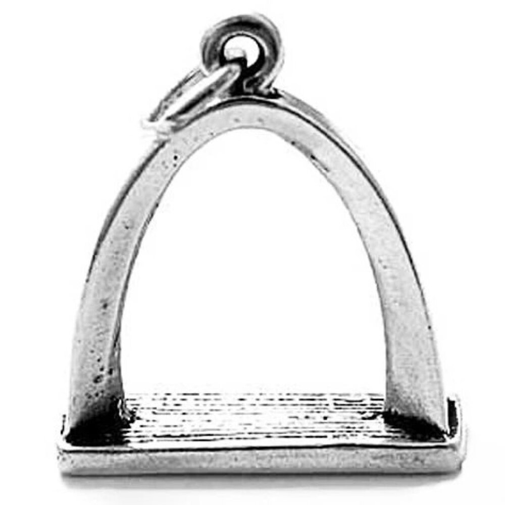 St. Louis Gateway Arch Charm In 3d. Sterling Silver